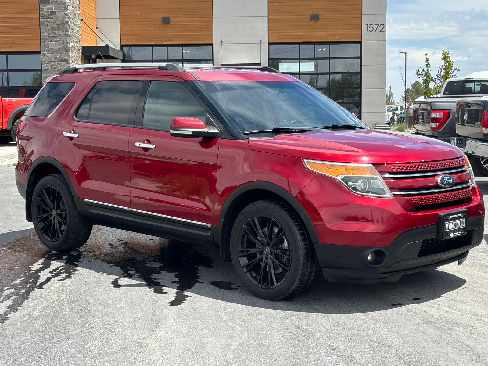 Ruby Red Metallic 2013 Ford Explorer Limited 4WD SUV / Crossover All-Wheel Drive 6-Speed Automatic