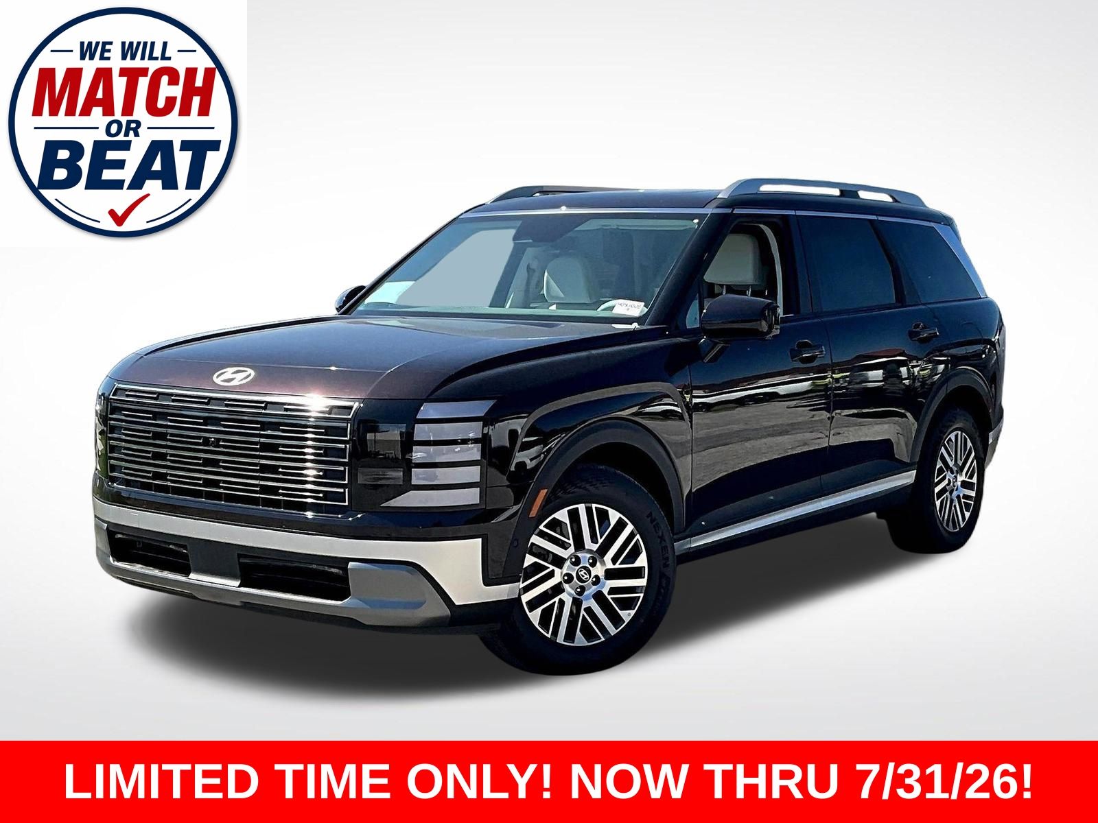 Red (Galaxy Maroon Pearl) 2026 Hyundai Palisade SUV / Crossover All-Wheel Drive 8-Speed Automatic