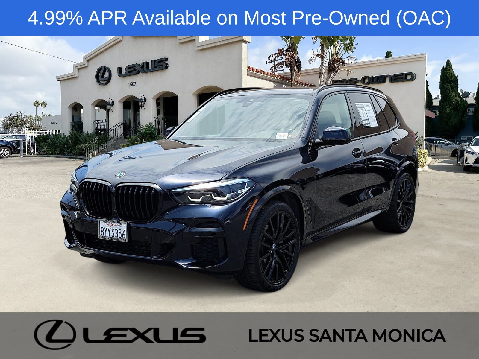 Carbon Black Metallic 2022 BMW X5 SUV / Crossover All-Wheel Drive 8-Speed Automatic