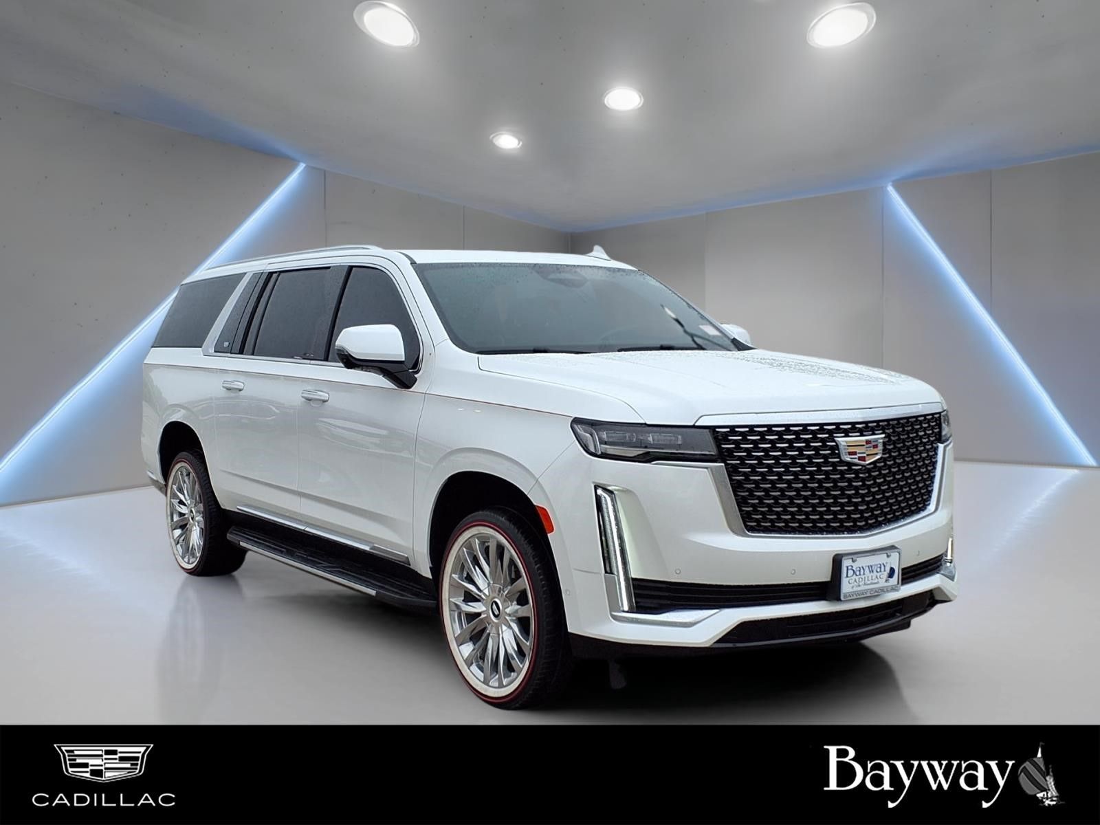 2022 Cadillac Escalade ESV Premium White at DeMontrond Automotive Group