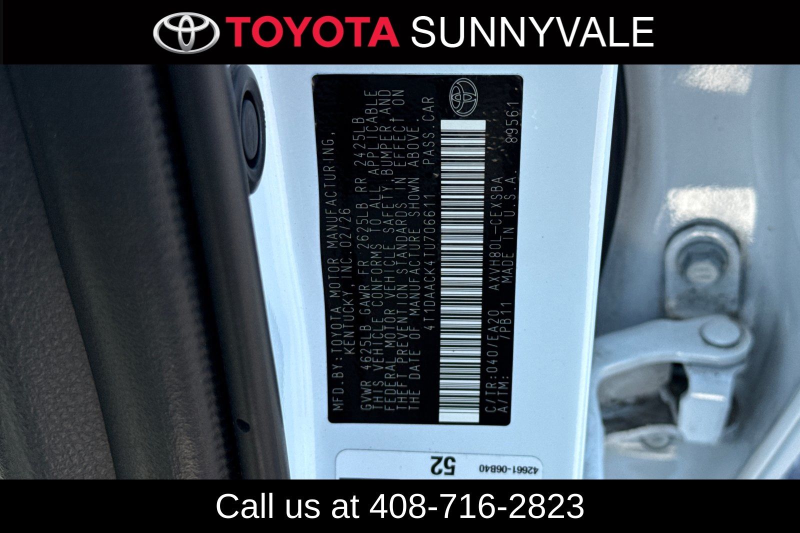 Used 2026 Toyota Camry Sedan
