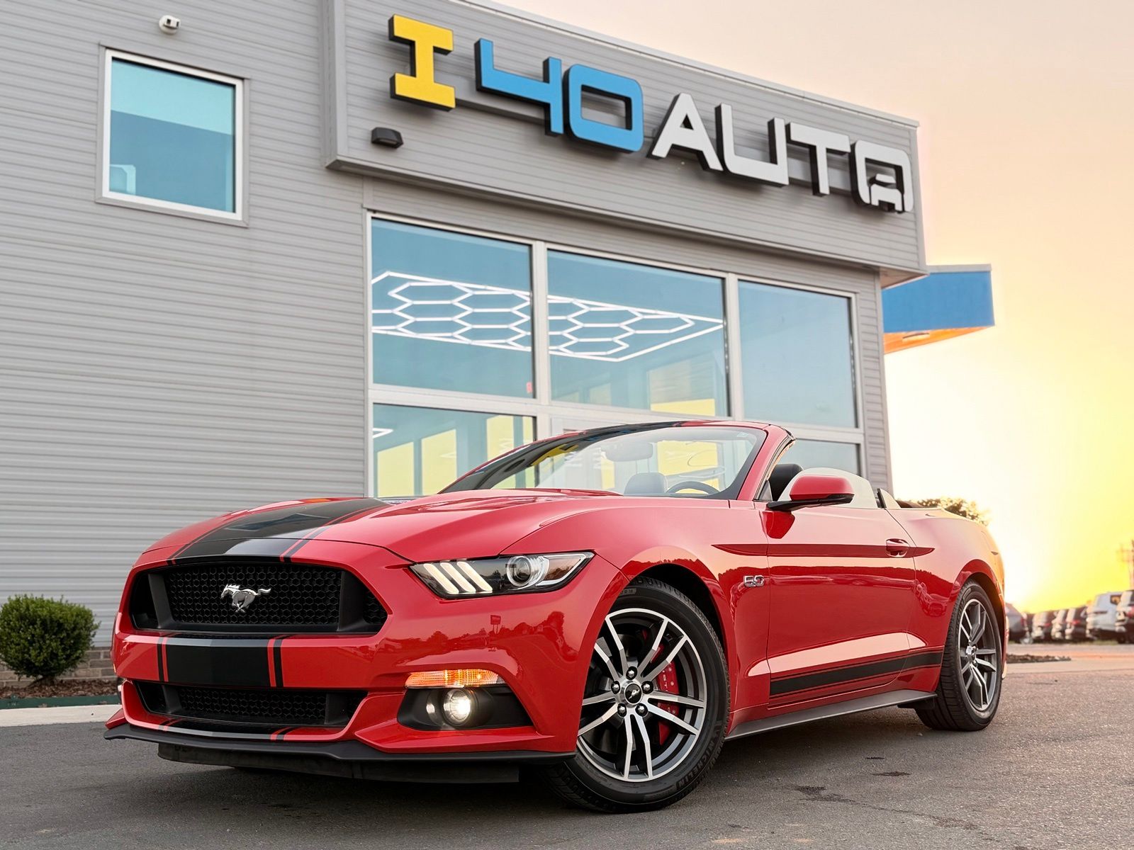 Race Red 2015 Ford Mustang Convertible Rear-Wheel Drive 6-Speed Manual