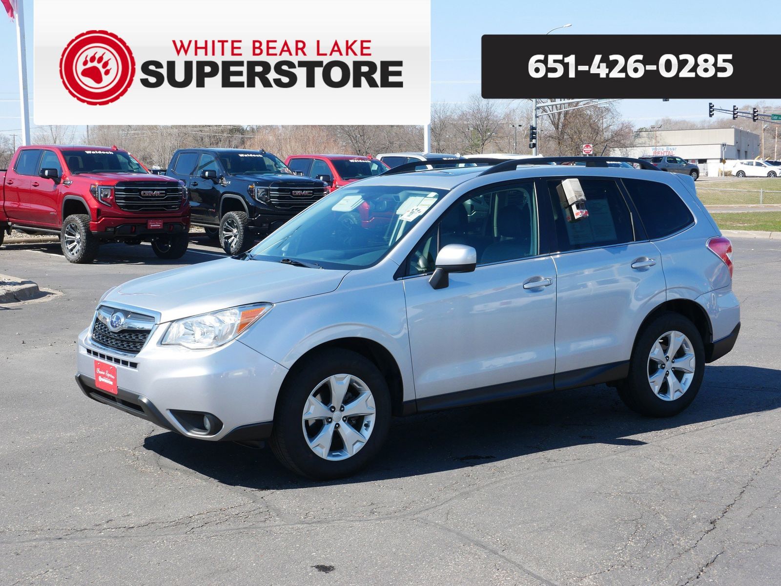 Ice Silver Metallic 2015 Subaru Forester 2.5i Limited SUV / Crossover All-Wheel Drive Continuously Variable Transmission