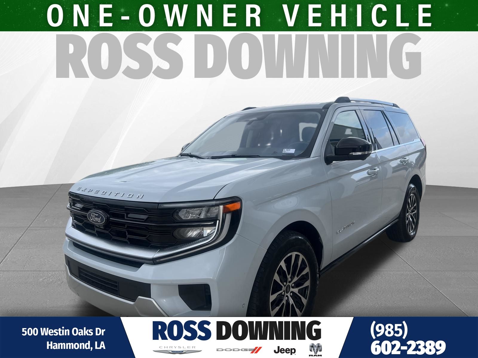 Silver Metallic 2025 Ford Expedition Platinum 4WD SUV / Crossover Four-Wheel Drive Automatic