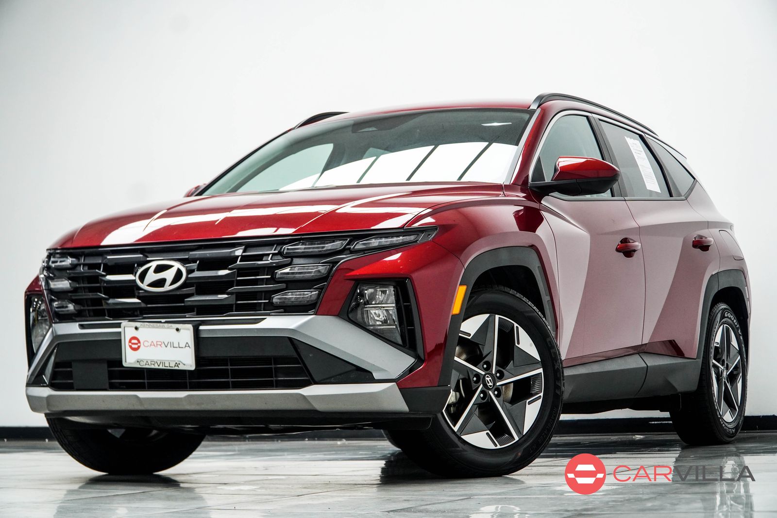 Ultimate Red 2025 Hyundai Tucson SUV / Crossover Front-Wheel Drive 8-Speed Automatic