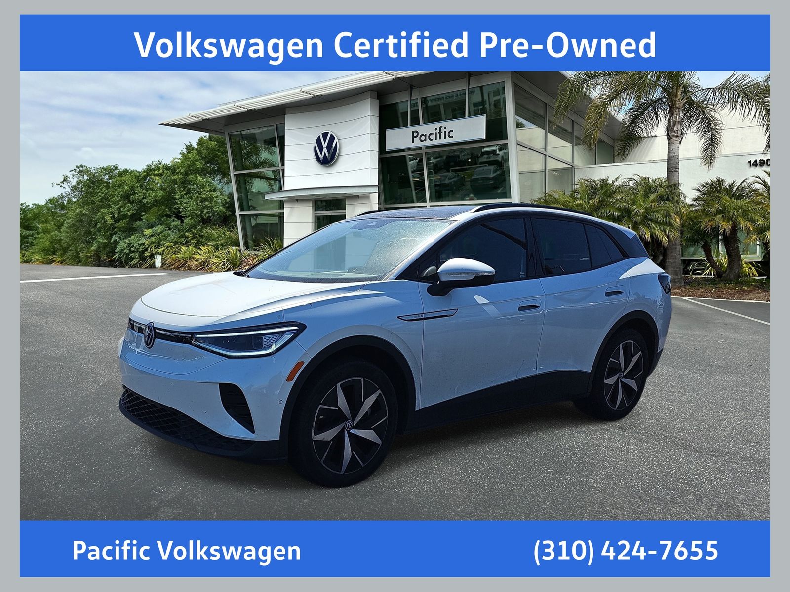 Opal White Pearl 2023 Volkswagen ID.4 SUV / Crossover Rear-Wheel Drive Automatic