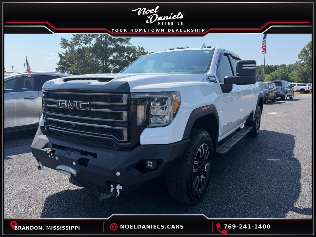 Summit White 2020 GMC Sierra 2500HD Pickup Truck Four-Wheel Drive Automatic