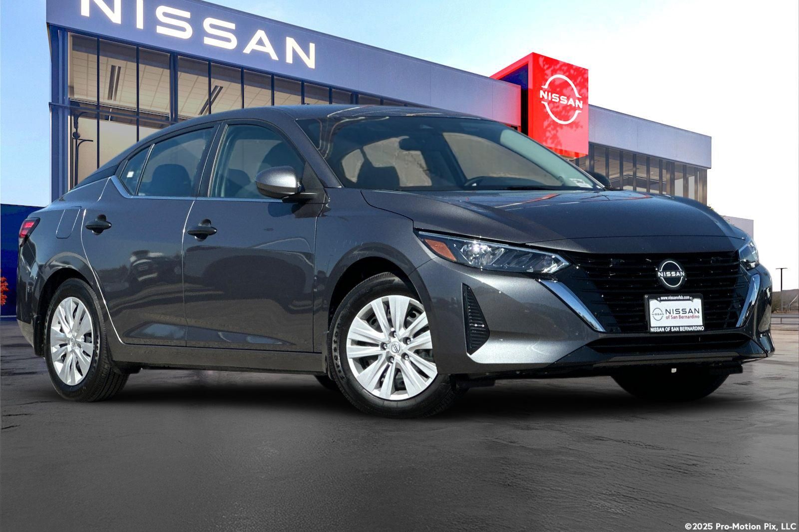 Gray (Gun Metallic) 2025 Nissan Sentra Sedan Front-Wheel Drive Continuously Variable Transmission