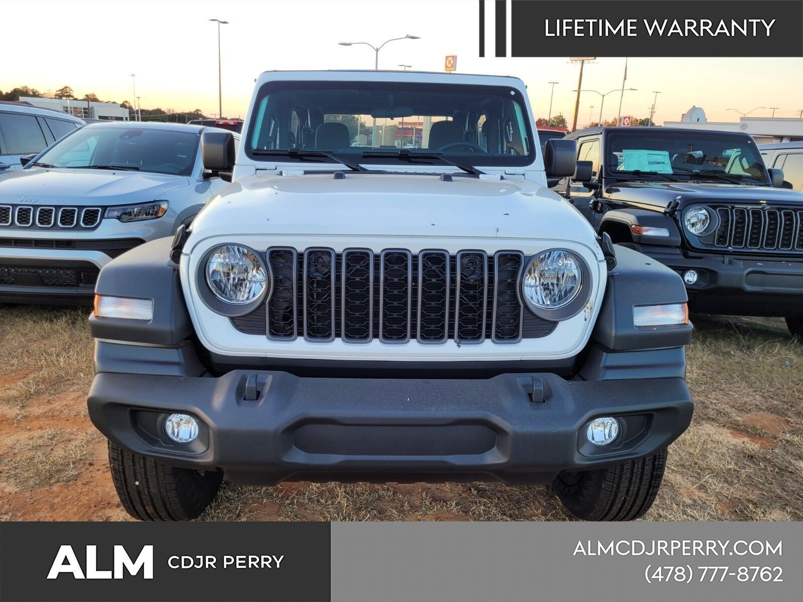 New 2026 Bright White Clear-Coat Exterior Paint Jeep Sport image 17