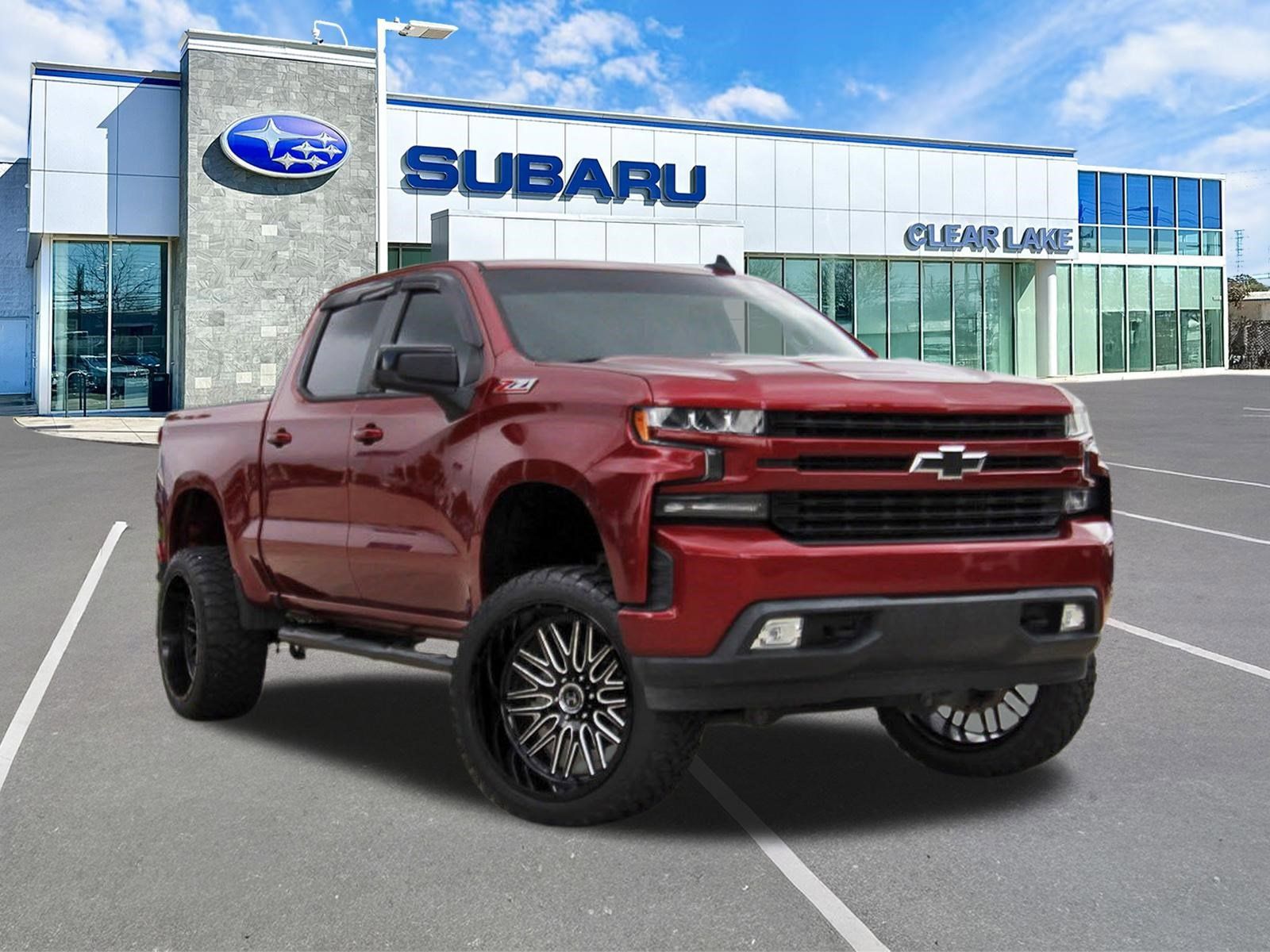Cajun Red Tintcoat 2019 Chevrolet Silverado 1500 RST Crew Cab 4WD Pickup Truck Four-Wheel Drive 8-Speed Automatic