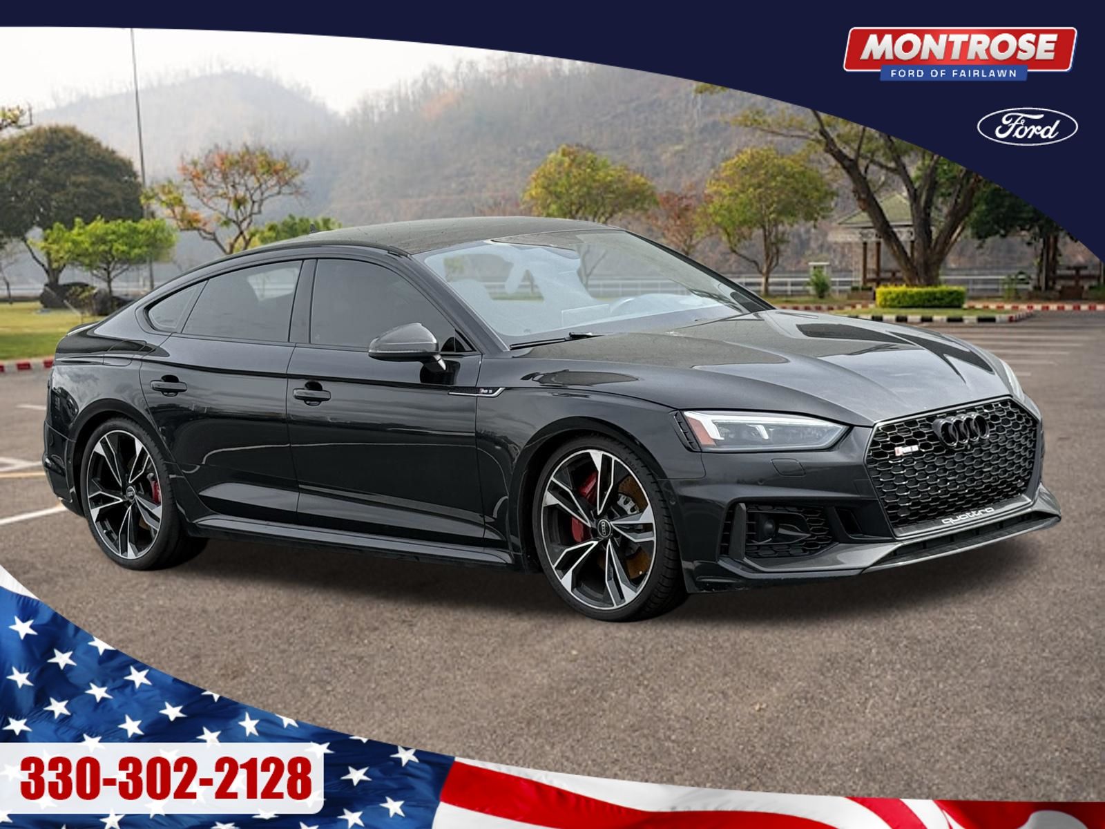 Black Metallic 2019 Audi RS 5 Sportback 2.9T quattro AWD Sedan All-Wheel Drive 8-Speed Automatic