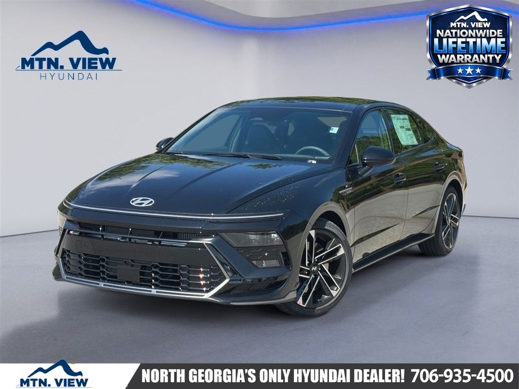 Abyss Black 2026 Hyundai Sonata Sedan Front-Wheel Drive 8-Speed Automatic