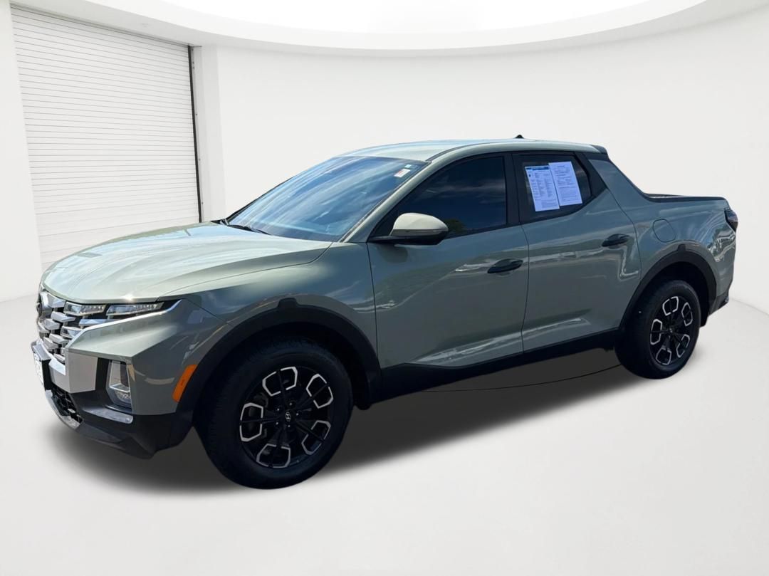 Sage Gray 2022 Hyundai Santa Cruz Pickup Truck All-Wheel Drive 8-Speed Automatic