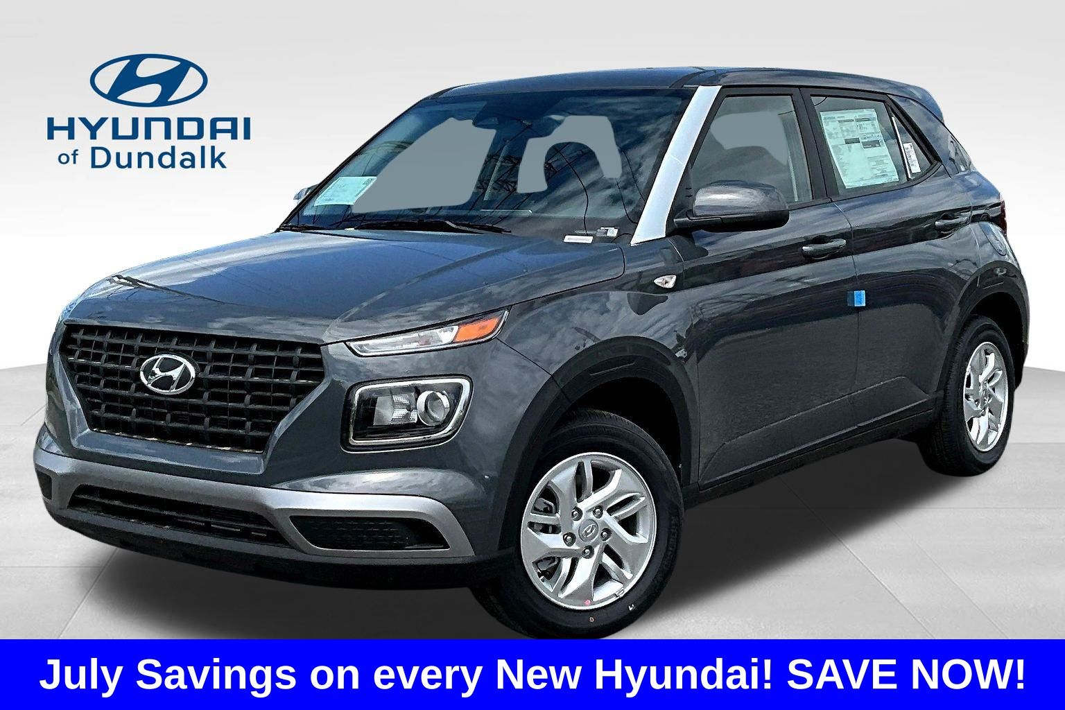 Ecotronic Gray 2026 Hyundai Venue SUV / Crossover Front-Wheel Drive Continuously Variable Transmission