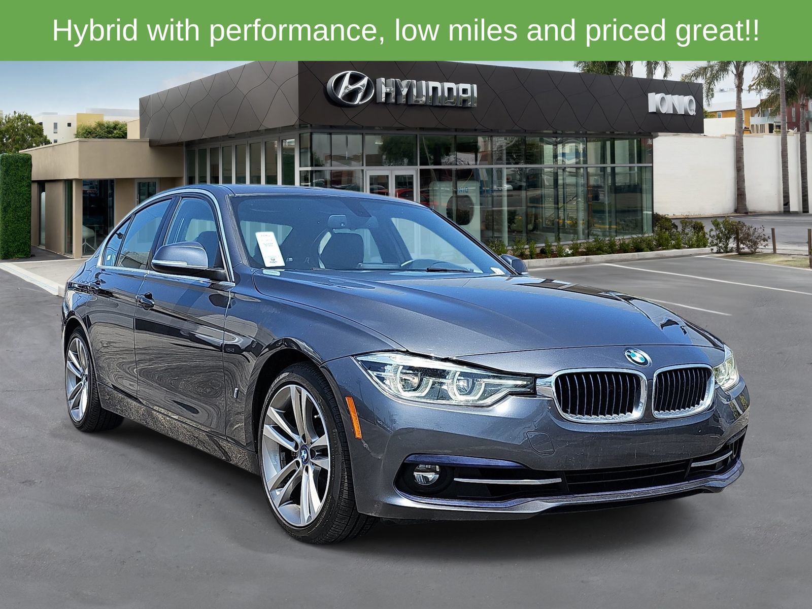 Mineral Gray Metallic 2018 BMW 3 Series Sedan Rear-Wheel Drive 8-Speed Automatic
