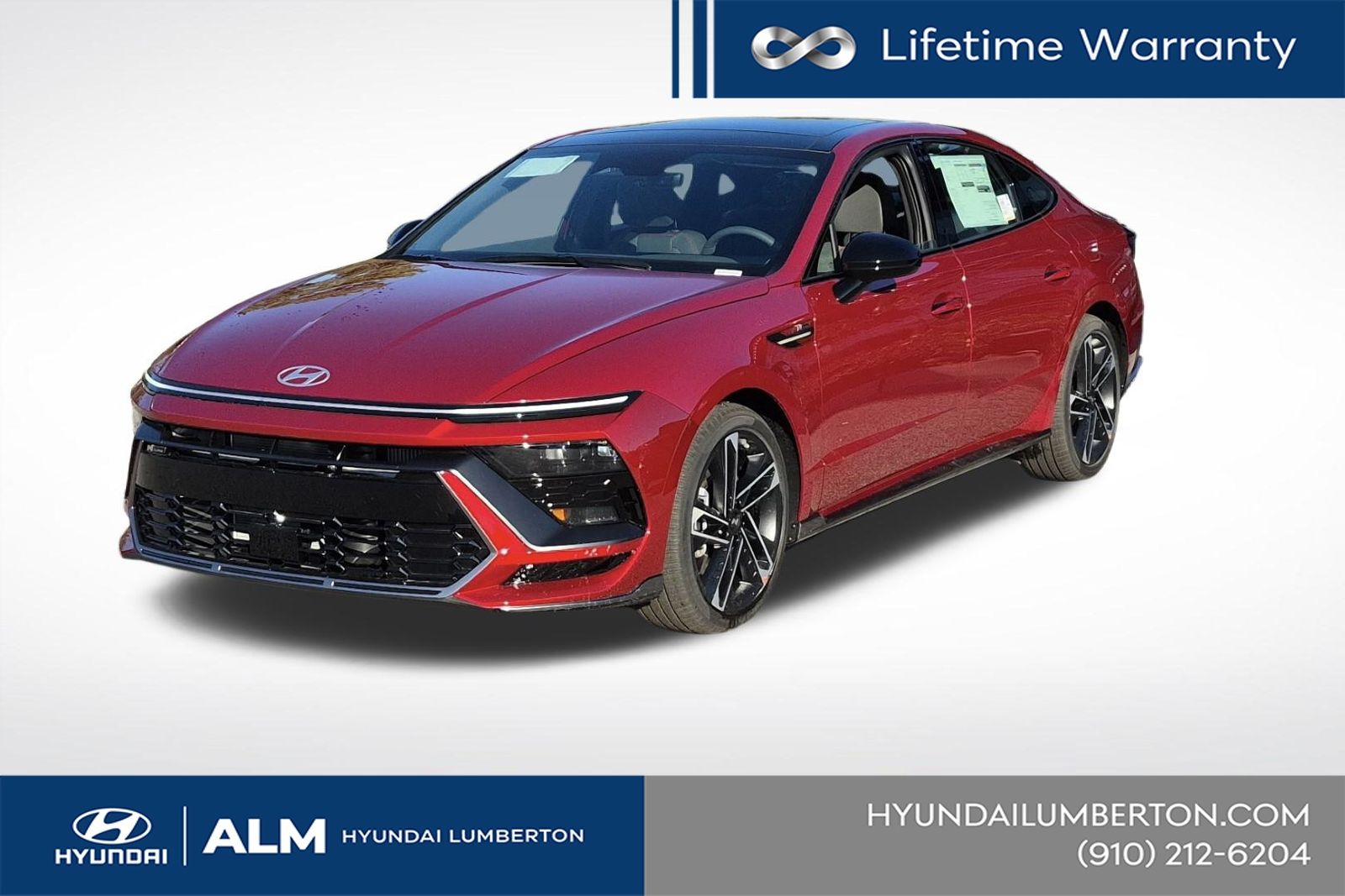Ultimate red 2026 Hyundai Sonata Sedan Front-Wheel Drive 8-Speed Automatic