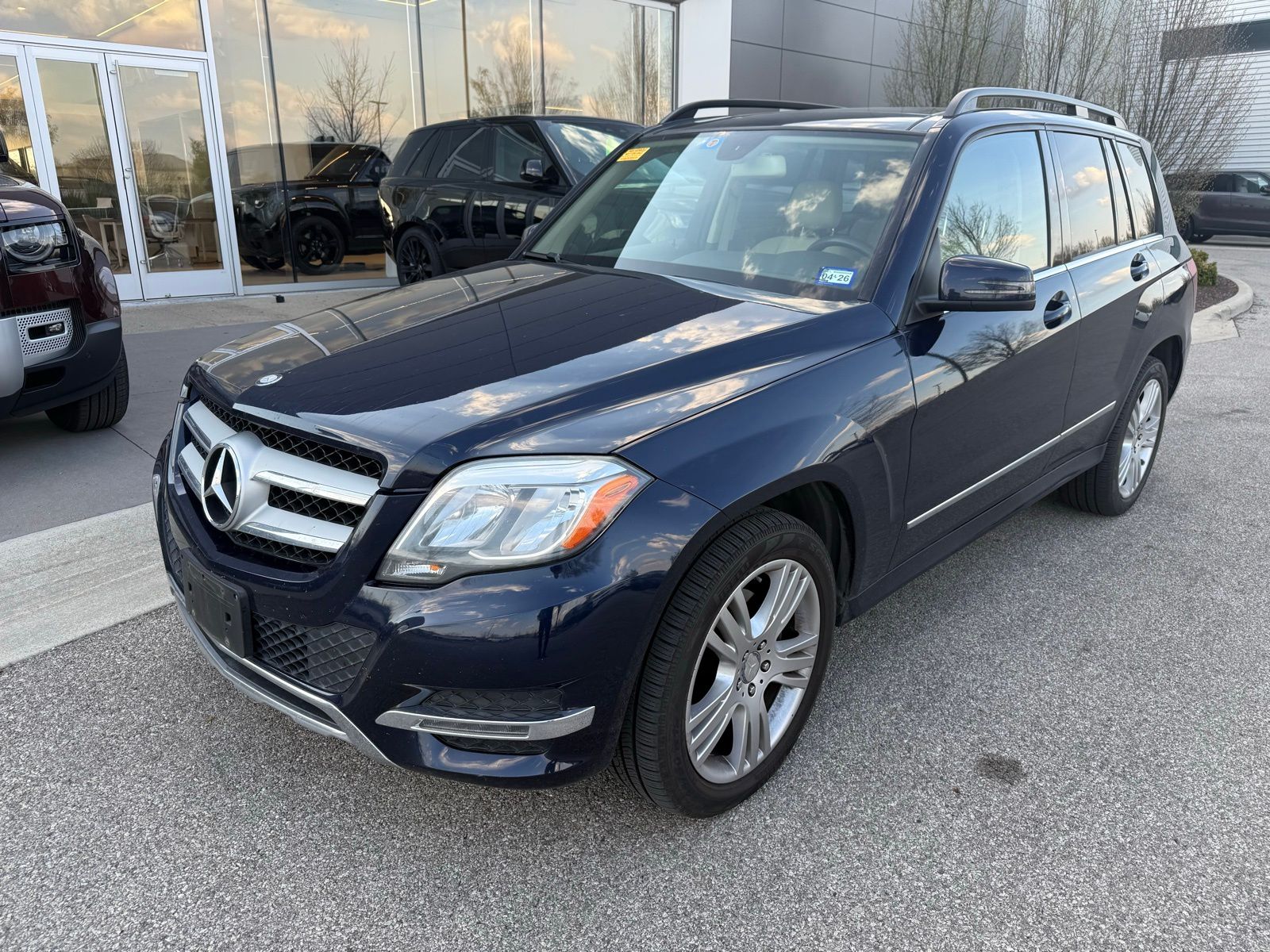 Lunar Blue Metallic 2015 Mercedes-Benz GLK 350 4MATIC SUV / Crossover All-Wheel Drive 7-Speed Automatic