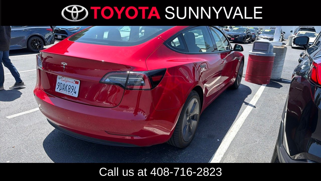 Used 2022 Tesla Model 3 Base with VIN 5YJ3E1EA3NF343299 for sale in Sunnyvale, CA