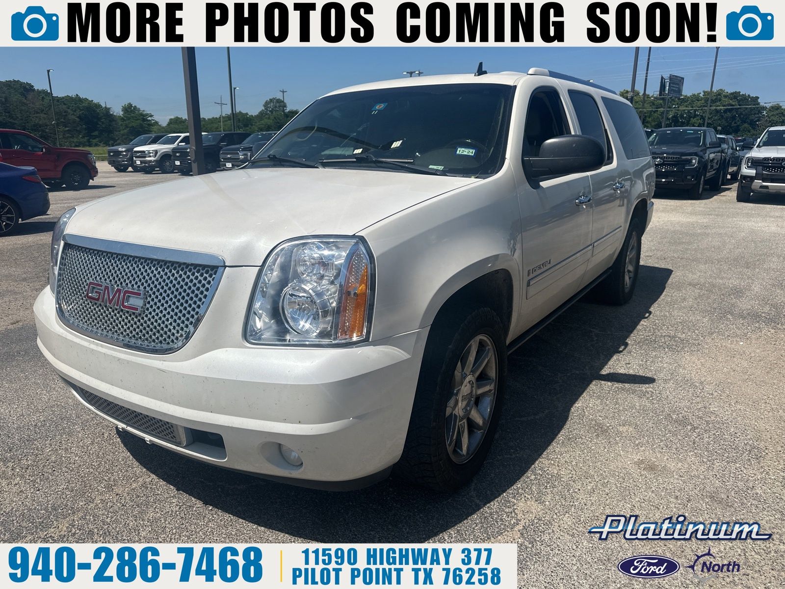 White Diamond Clearcoat 2009 GMC Yukon XL Denali 4WD SUV / Crossover All-Wheel Drive 6-Speed Automatic Overdrive