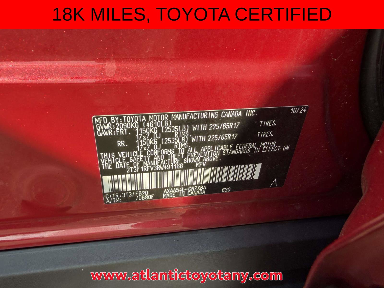 Used 2024 Toyota RAV4 SUV