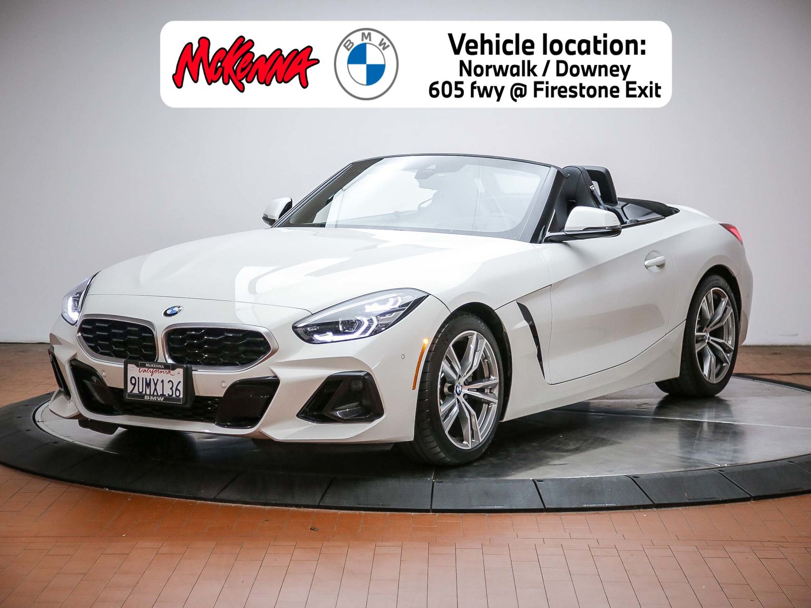 Alpine White 2026 BMW Z4 Convertible Rear-Wheel Drive 8-Speed Automatic