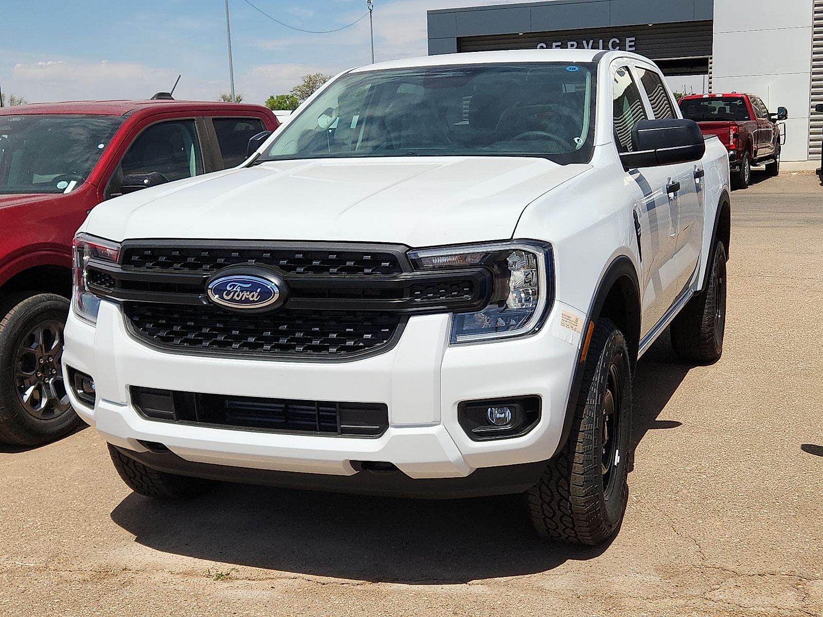 Oxford White 2026 Ford Ranger XL SuperCrew 4WD Pickup Truck Four-Wheel Drive Automatic