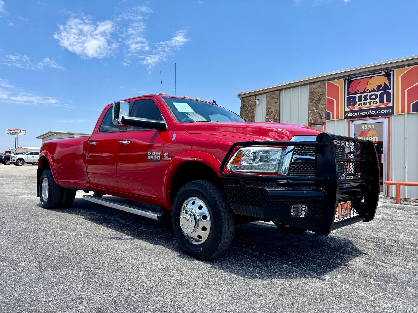 Flame Red Clearcoat 2013 RAM 3500 Pickup Truck Four-Wheel Drive 6-Speed Automatic