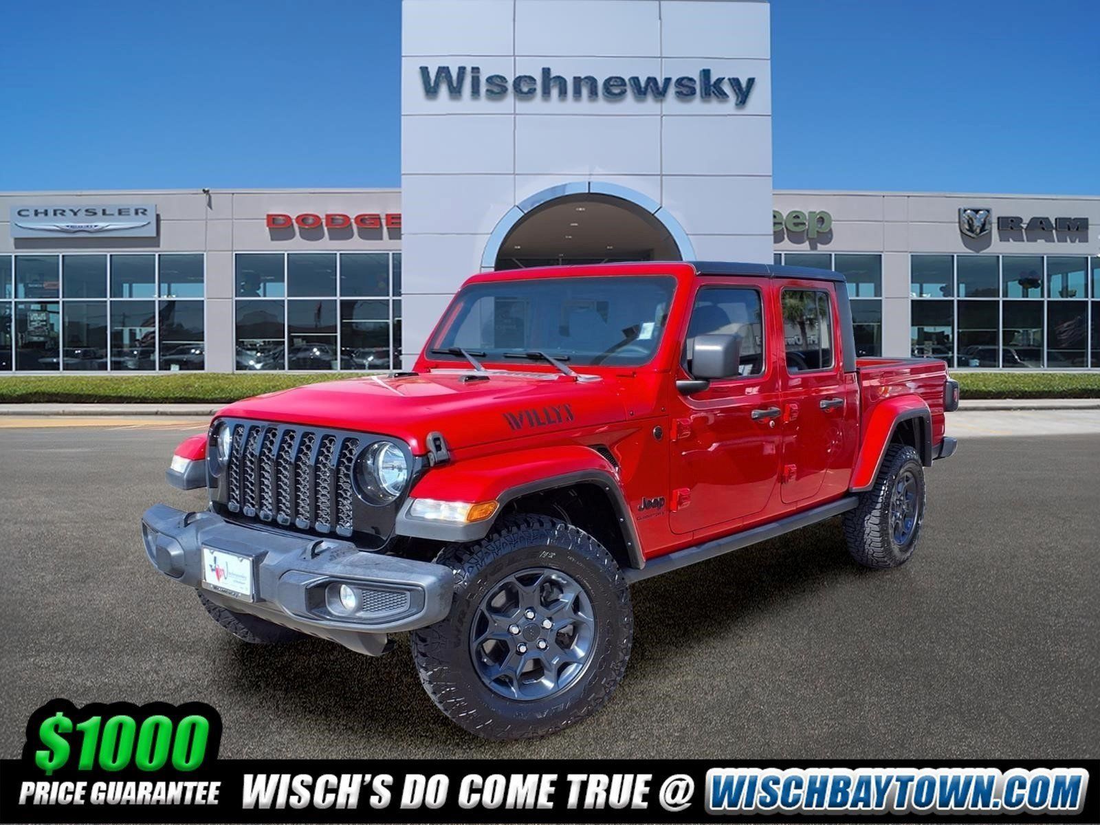2023 Jeep Gladiator Willys Red at Bayway Chrysler Dodge Jeep Ram