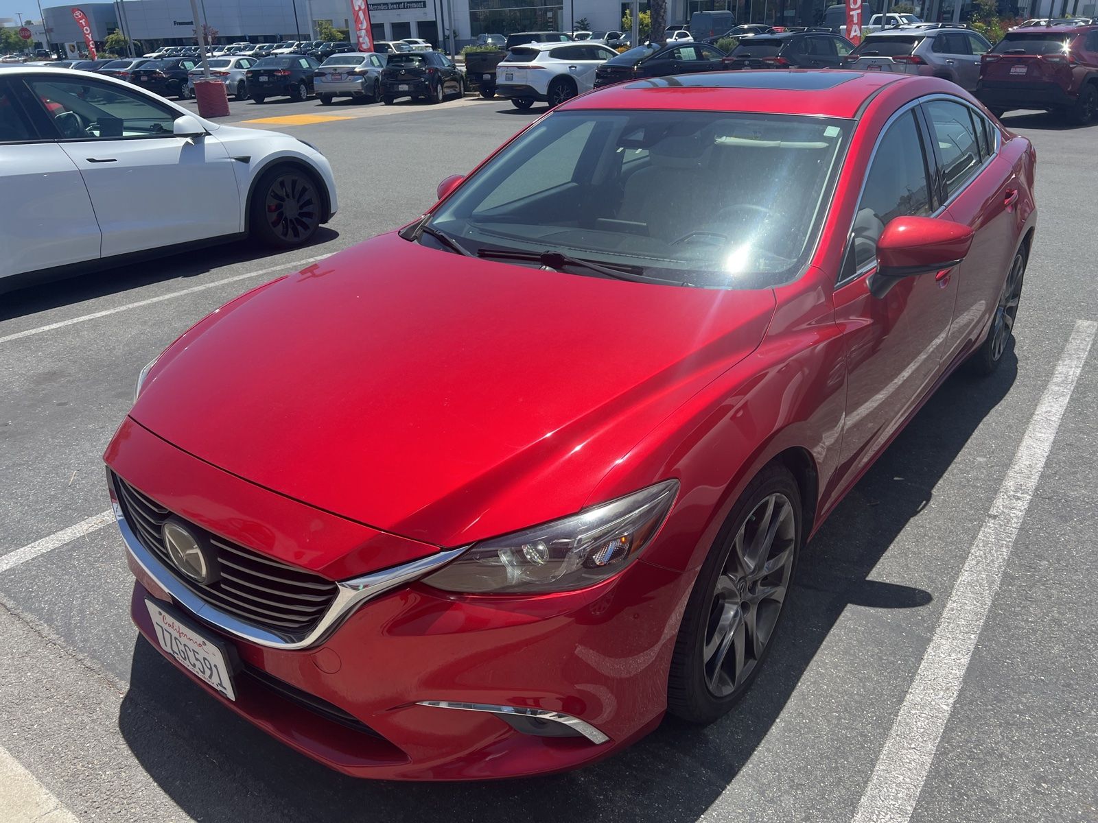Soul Red Metallic 2017 Mazda MAZDA6 Grand Touring Sedan FWD Sedan Front-Wheel Drive 6-Speed Automatic