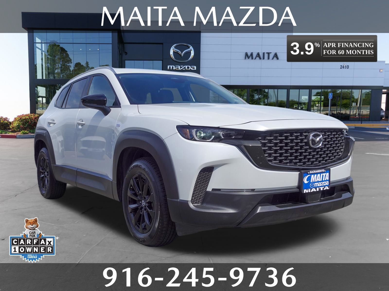 White (Wind Chill Pearl) 2025 Mazda CX-50 SUV / Crossover All-Wheel Drive Continuously Variable Transmission