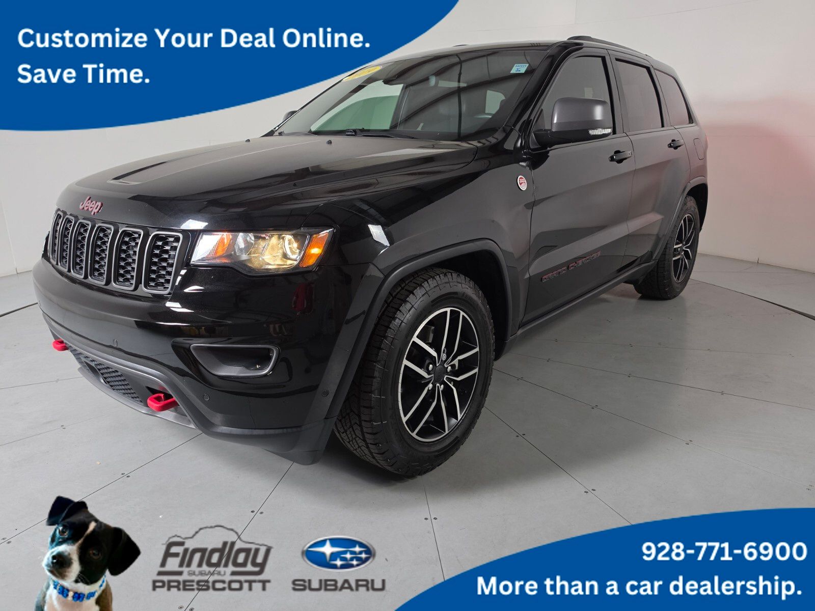 Diamond Black Crystal Pearlcoat 2019 Jeep Grand Cherokee Trailhawk 4WD SUV / Crossover Four-Wheel Drive 8-Speed Automatic