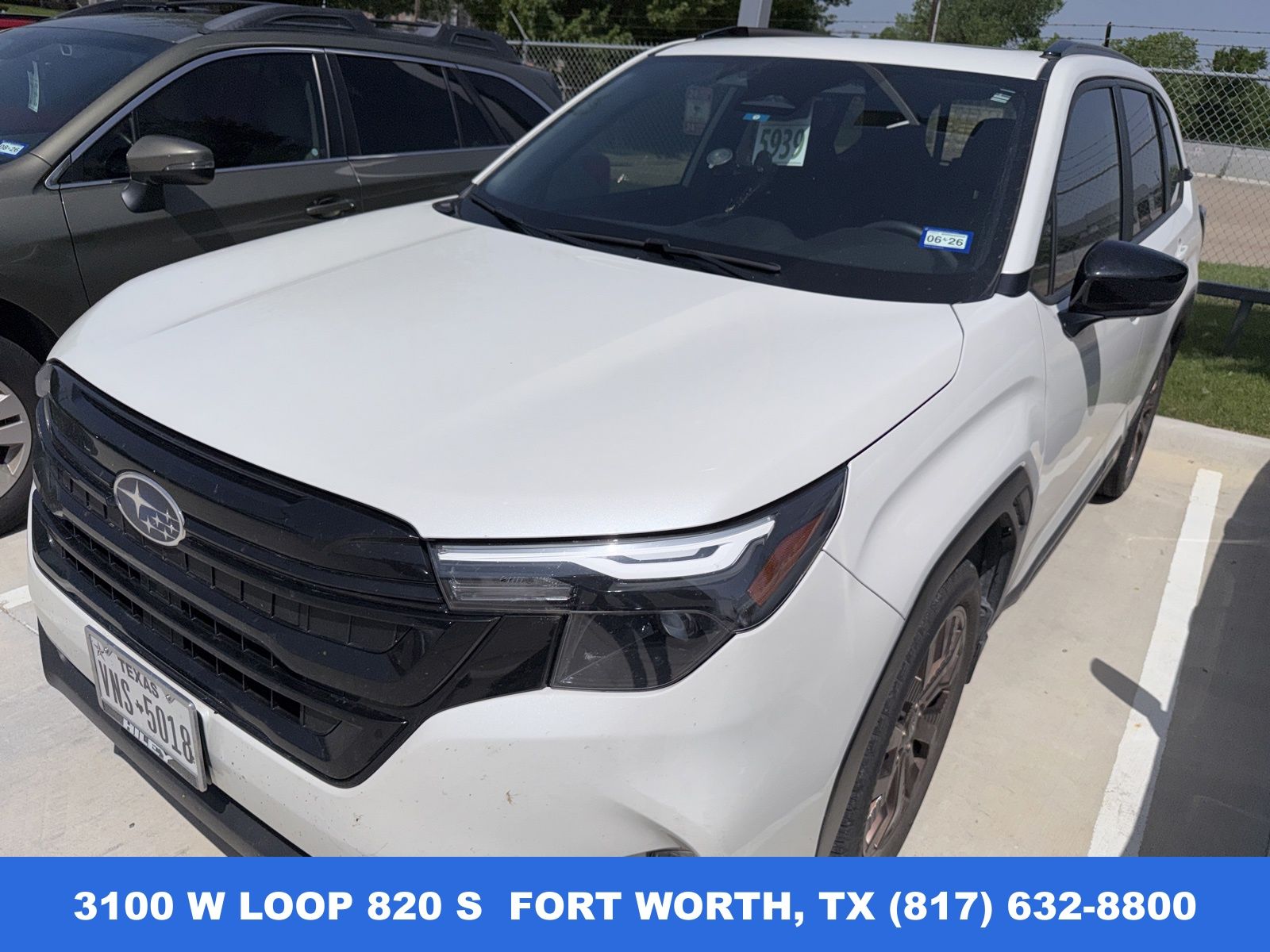 Crystal White Pearl 2025 Subaru Forester Sport Crossover AWD SUV / Crossover All-Wheel Drive Continuously Variable Transmission