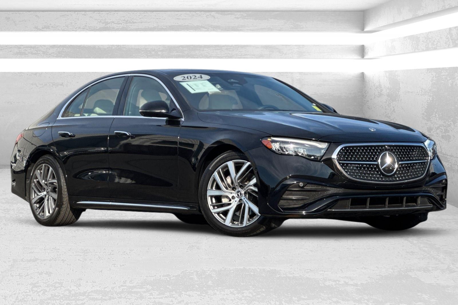 Black 2024 Mercedes-Benz E-Class Sedan All-Wheel Drive 9-Speed Automatic