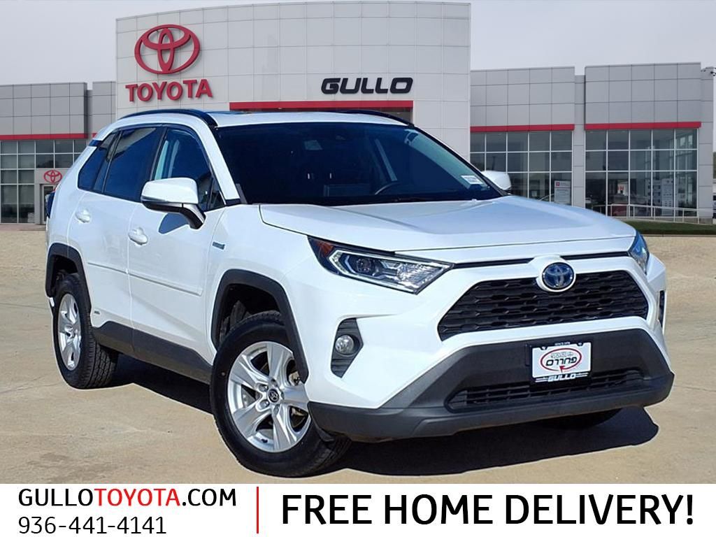 2021 Toyota RAV4 Hybrid XLE White at Don McGill Toyota
