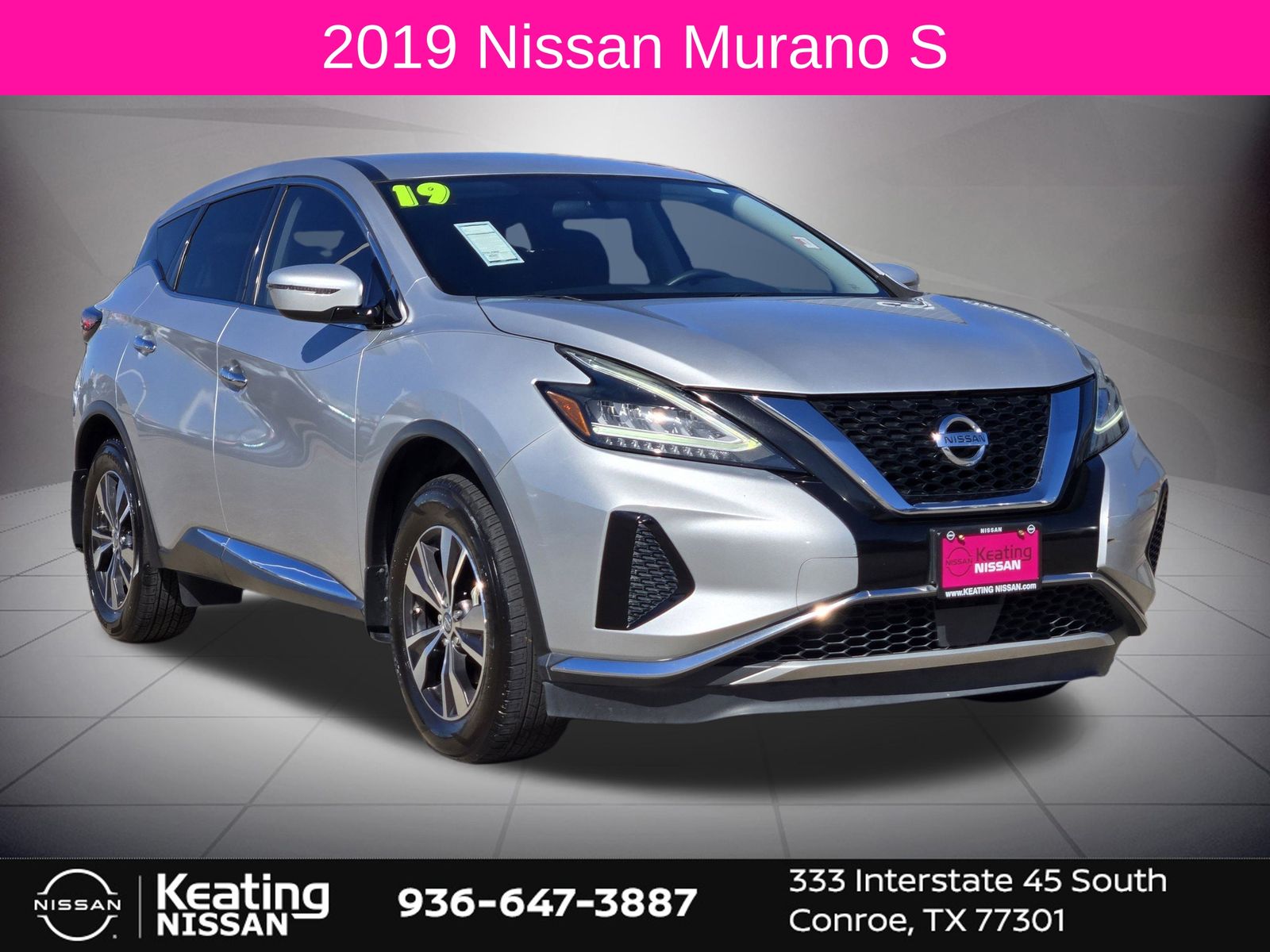 2019 Nissan Murano S Silver at Emmons Autoplex