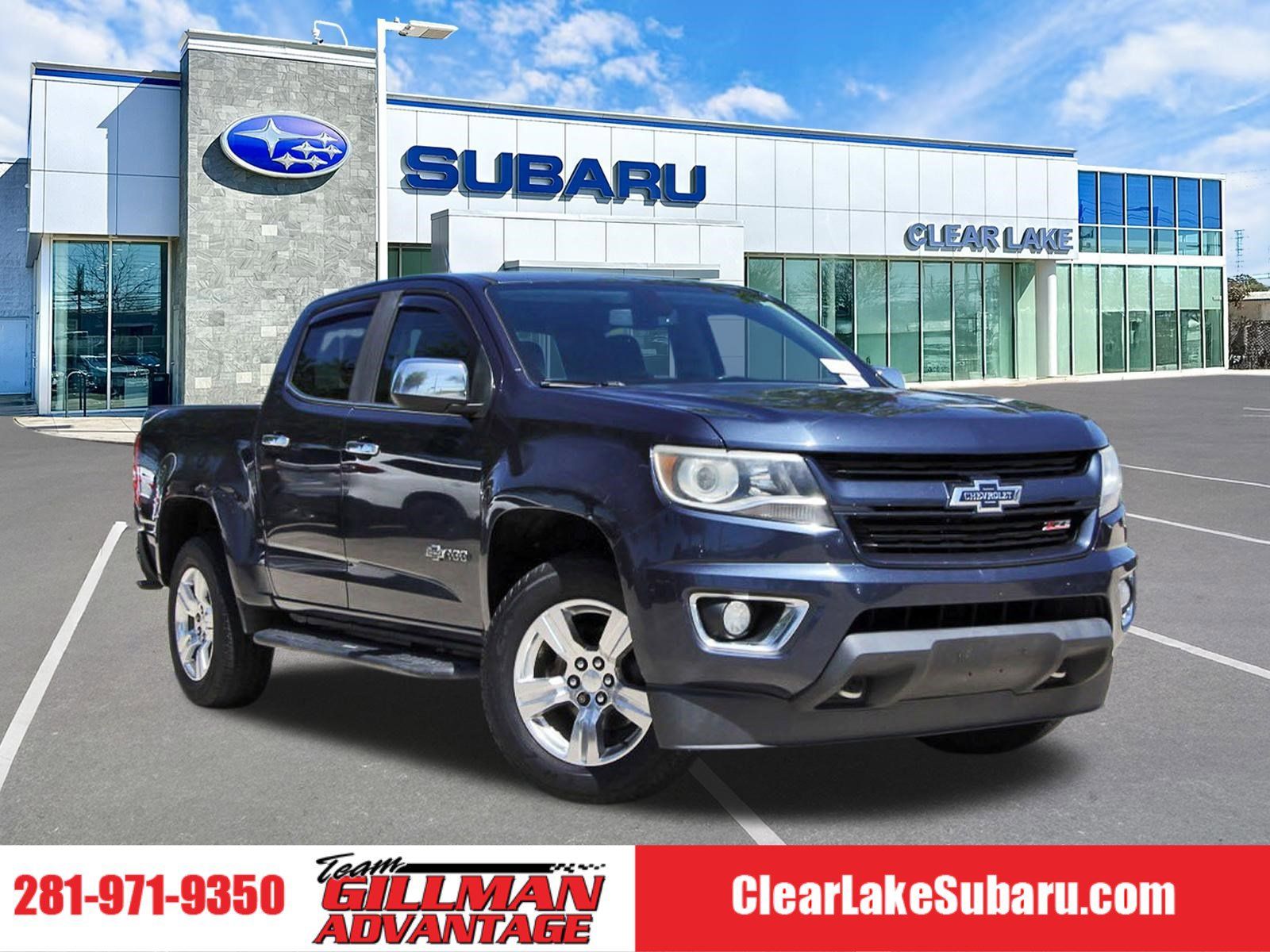 Centennial Blue Metallic 2018 Chevrolet Colorado Z71 Crew Cab RWD Pickup Truck 4X2 8-Speed Automatic