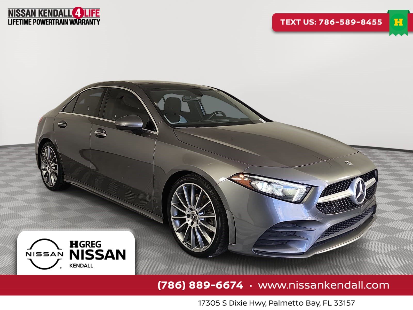 Mountain Gray Metallic 2022 Mercedes-Benz A-Class Sedan Front-Wheel Drive 7-Speed Automatic