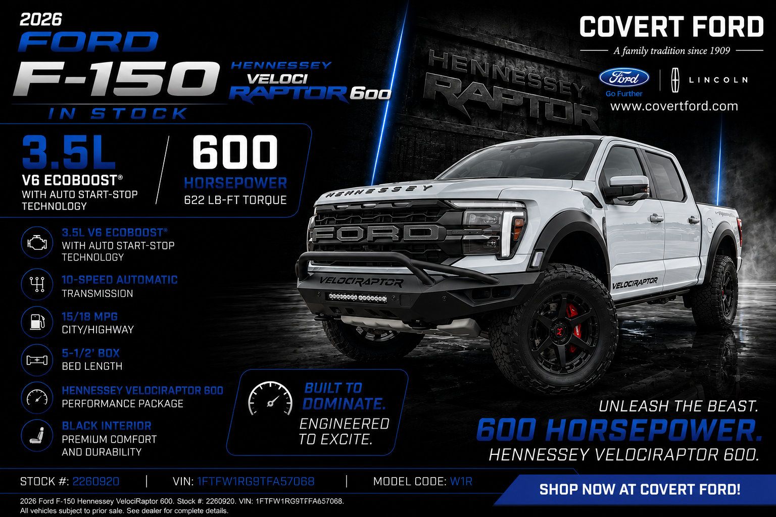 Avalanche 2026 Ford F-150 Pickup Truck Four-Wheel Drive Automatic