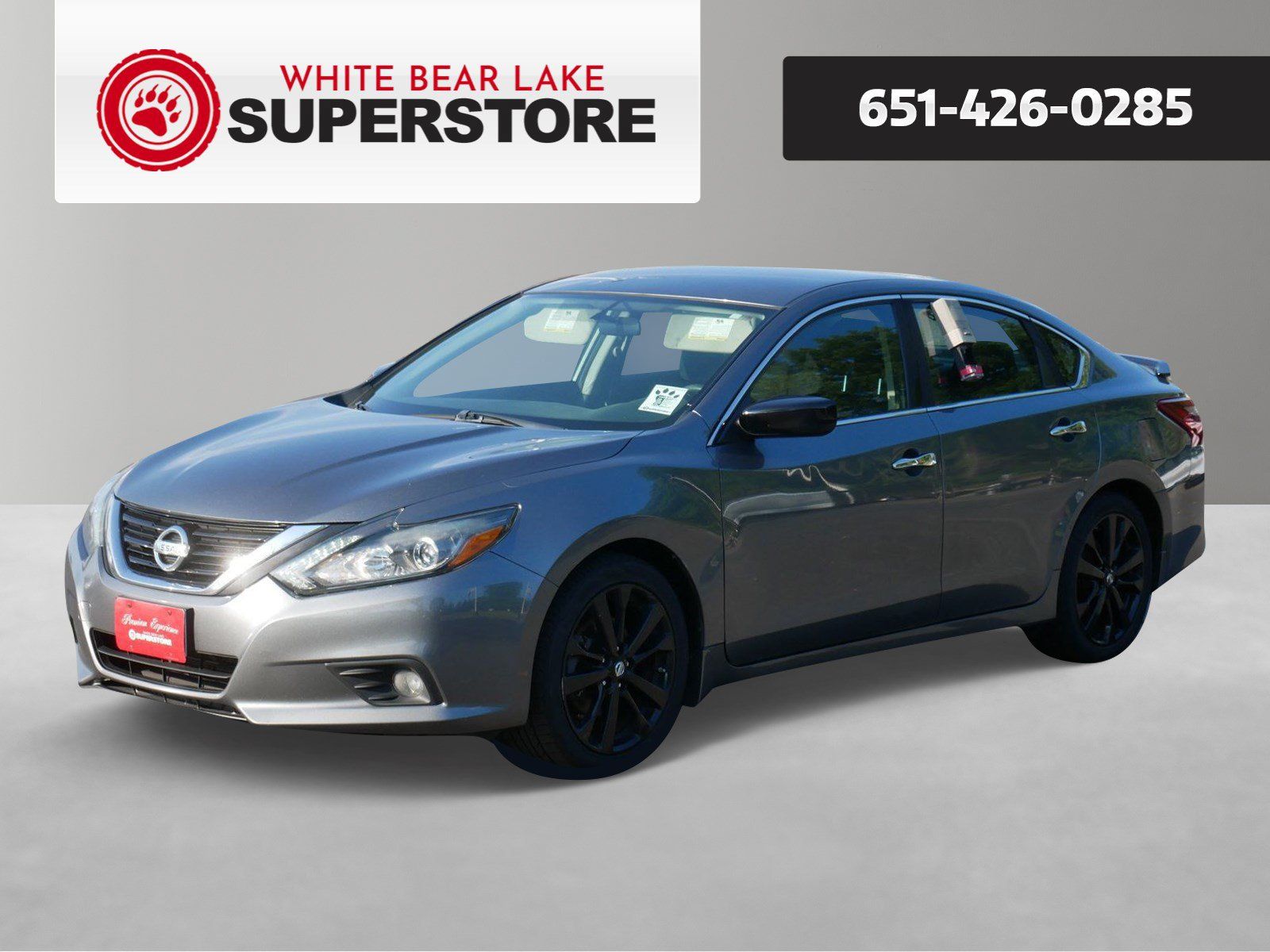 Gray (Gun Metallic) 2017 Nissan Altima Sedan Front-Wheel Drive Continuously Variable Transmission