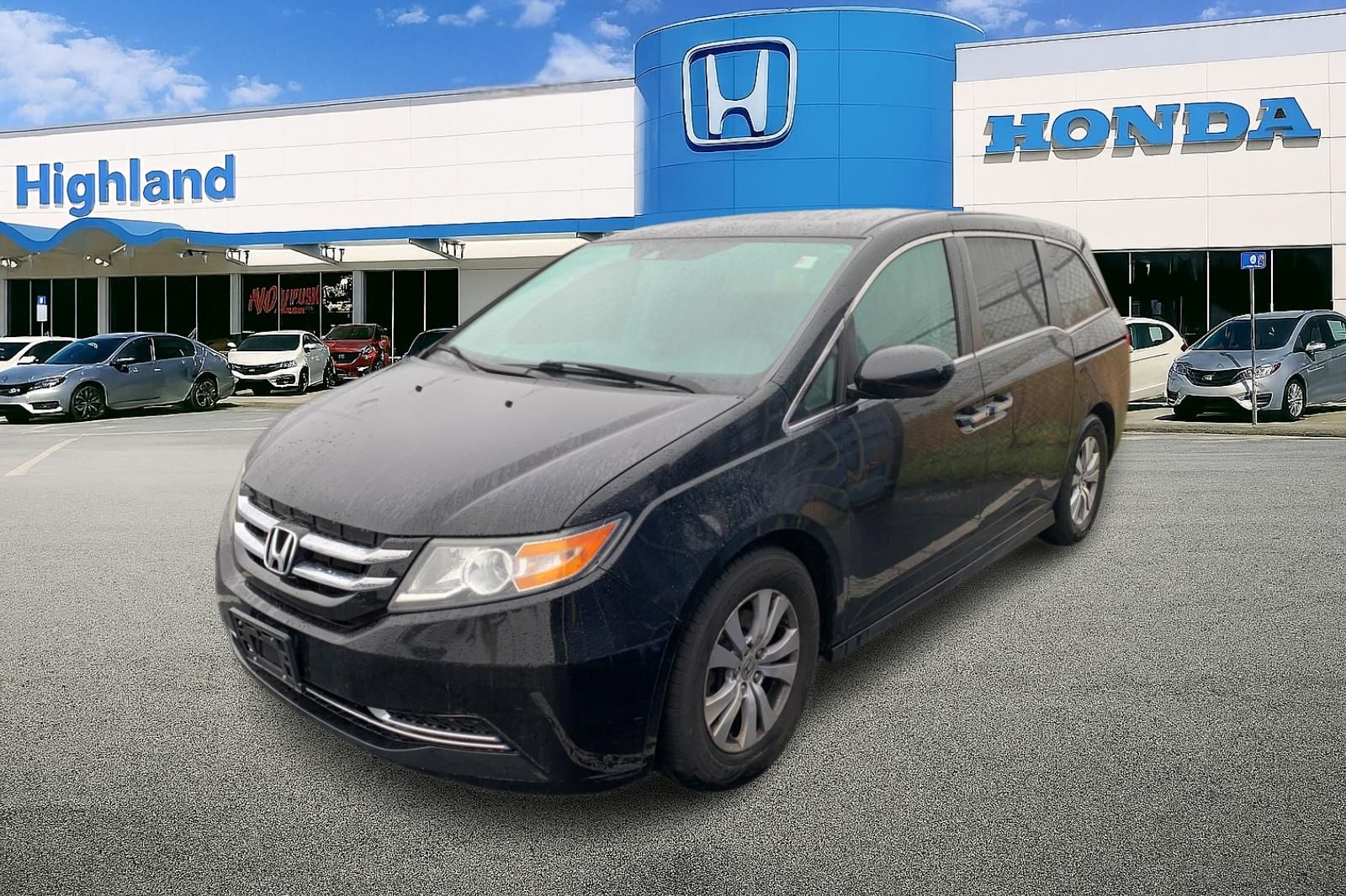 Crystal Black Pearl 2015 Honda Odyssey EX-L FWD Minivan Front-Wheel Drive 6-Speed Automatic