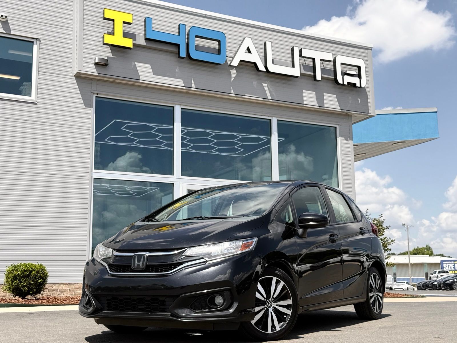 Black 2018 Honda Fit EX Hatchback Front-Wheel Drive Continuously Variable Transmission