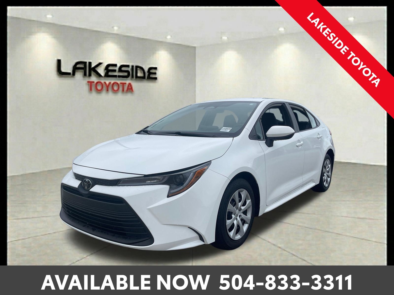 Ice 2024 Toyota Corolla LE FWD Sedan Front-Wheel Drive Continuously Variable Transmission