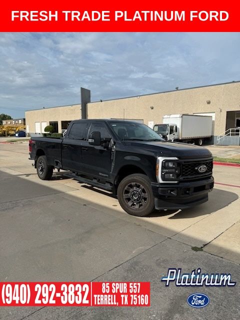Agate Black Metallic 2023 Ford F-350 Super Duty Pickup Truck Four-Wheel Drive Automatic