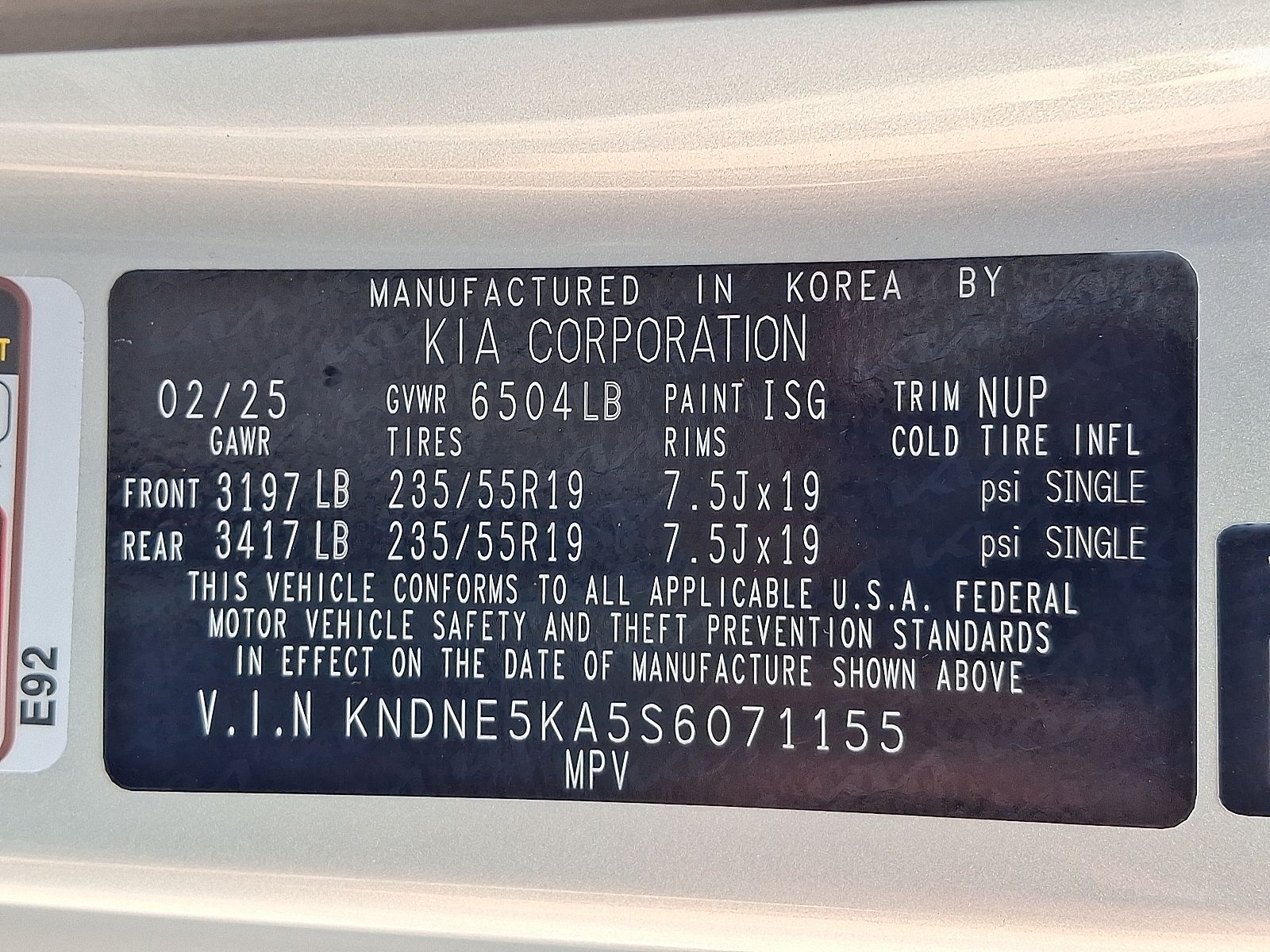 2025 Kia Carnival SX Prestige - Photo 22