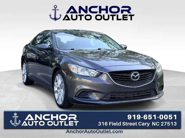 Meteor Gray Mica 2015 Mazda MAZDA6 Sedan Front-Wheel Drive 6-Speed Manual