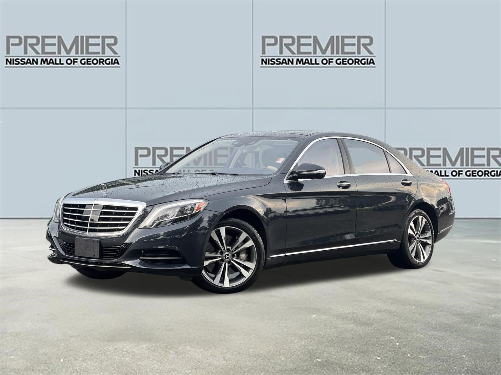 Anthracite Blue 2017 Mercedes-Benz S-Class Sedan All-Wheel Drive 9-Speed Automatic
