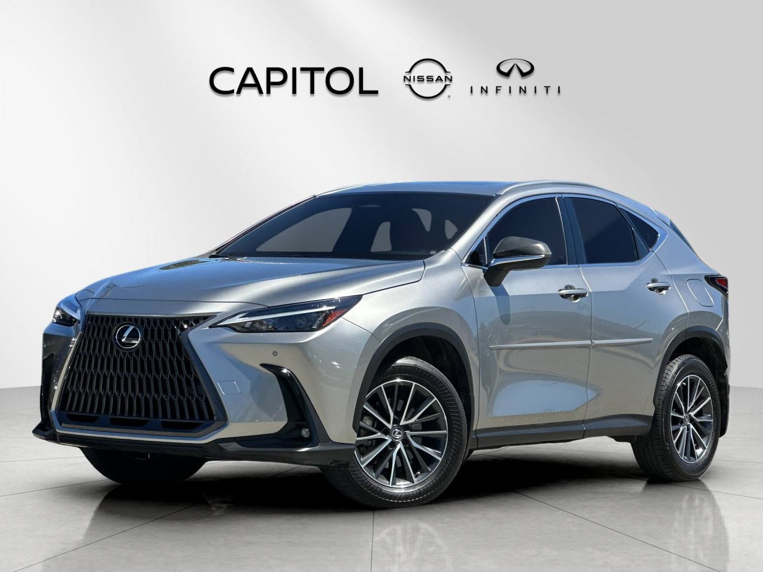 Atomic Silver 2022 Lexus NX Hybrid SUV / Crossover All-Wheel Drive Continuously Variable Transmission