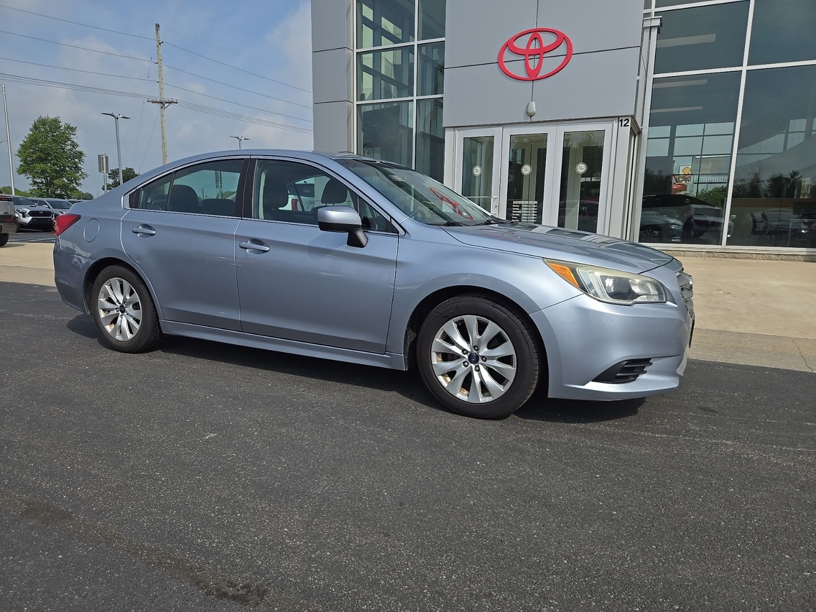Ice Silver Metallic 2015 Subaru Legacy Sedan All-Wheel Drive Continuously Variable Transmission