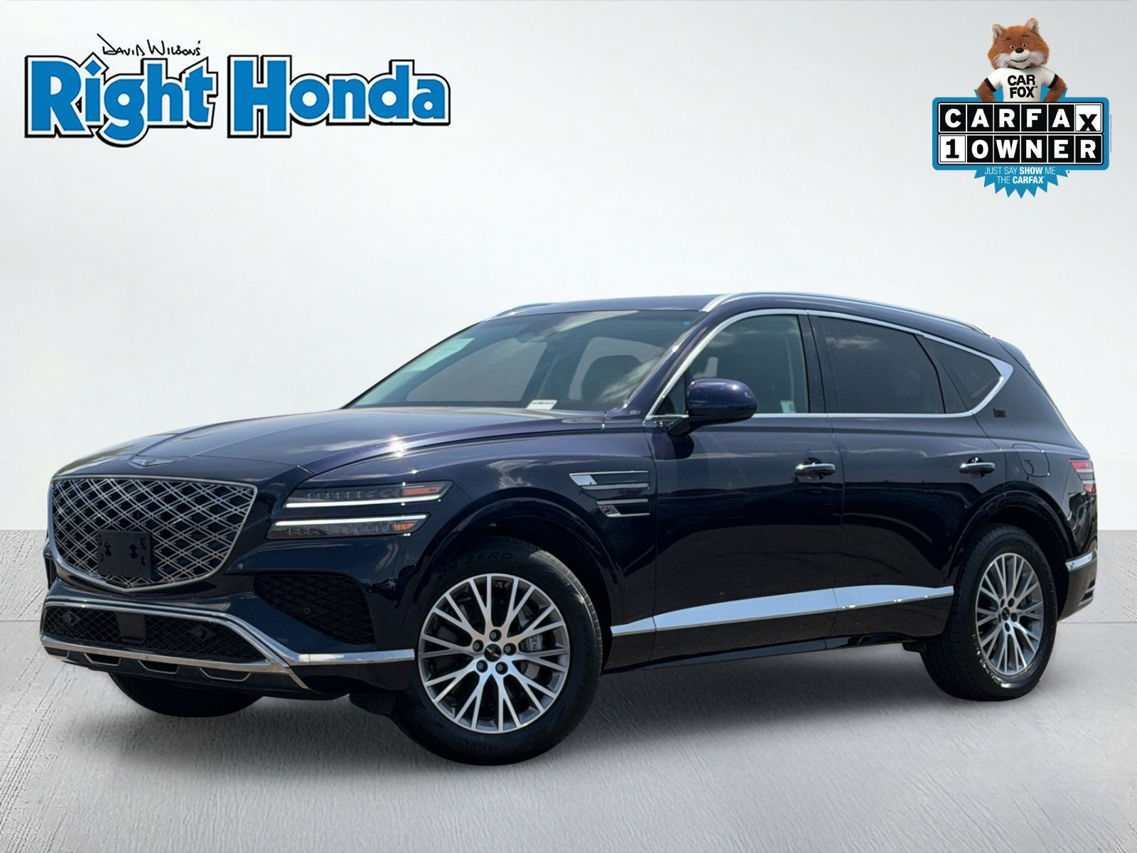 Capri Blue 2025 Genesis GV80 2.5T Standard AWD SUV / Crossover All-Wheel Drive 8-Speed Automatic