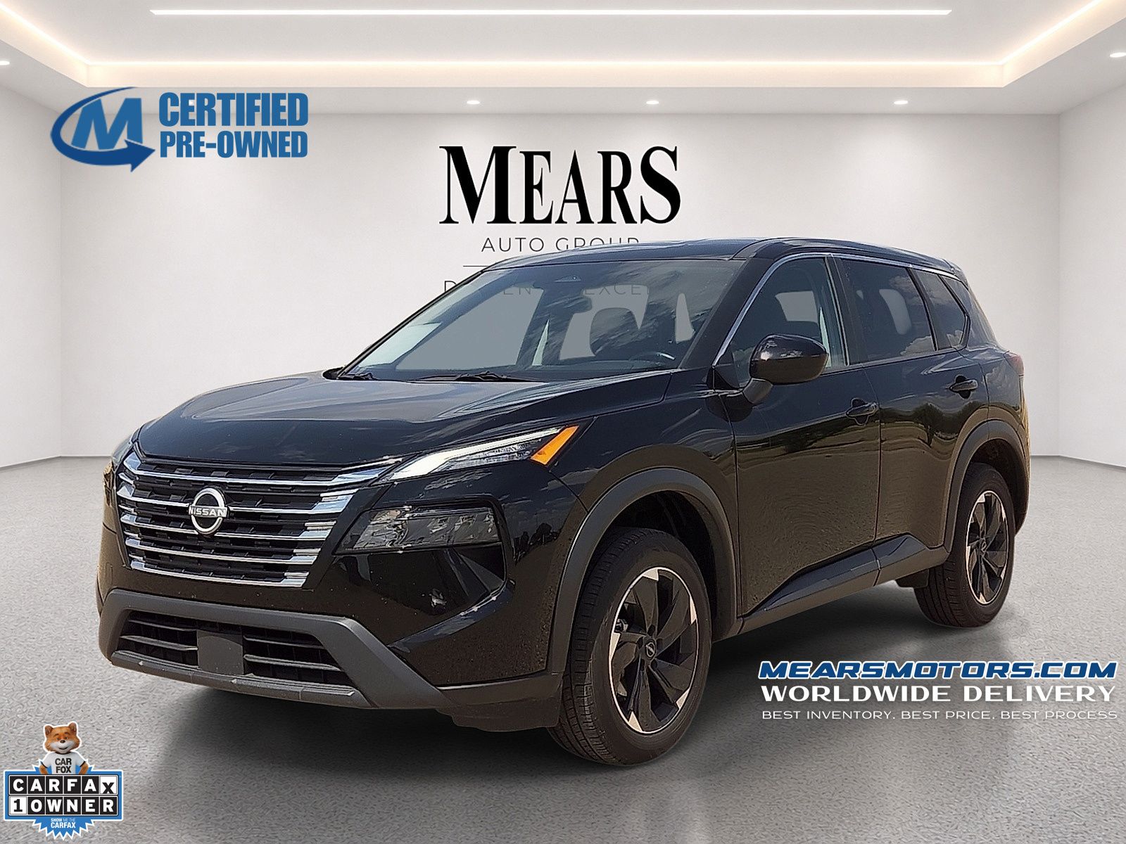 Super Black 2025 Nissan Rogue SUV / Crossover All-Wheel Drive Continuously Variable Transmission